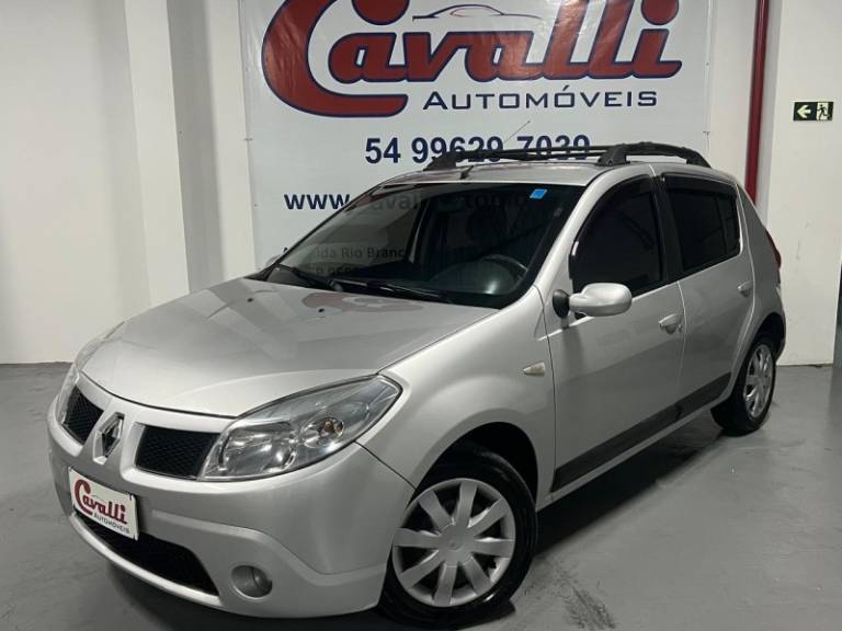 RENAULT - SANDERO - 2008/2009 - Prata - R$ 28.900,00