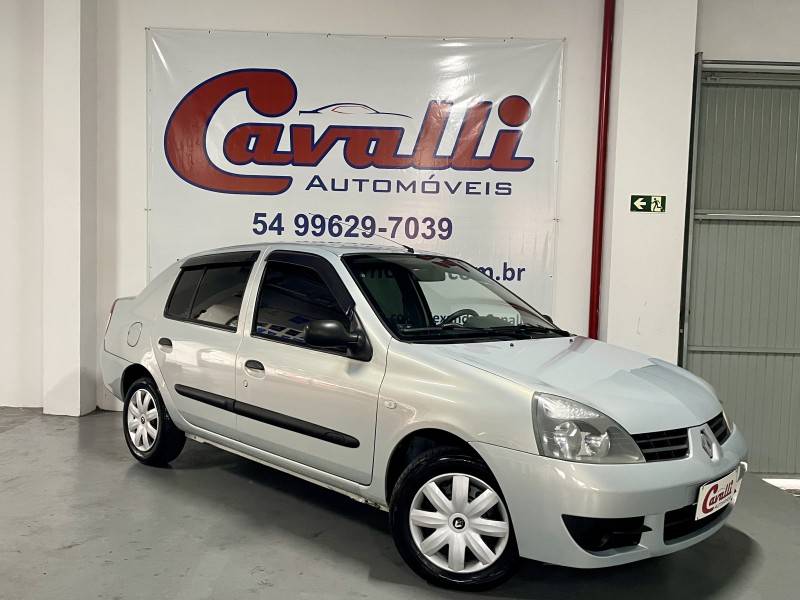 RENAULT - CLIO - 2008/2009 - Prata - R$ 23.900,00